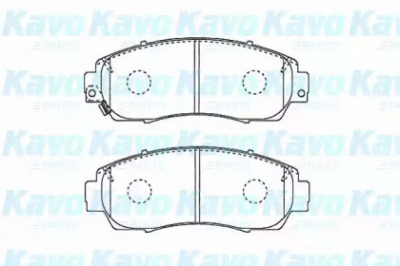 KAVO PARTS bp2068 -  Комплект тормозных колодок, дисковый тормоз